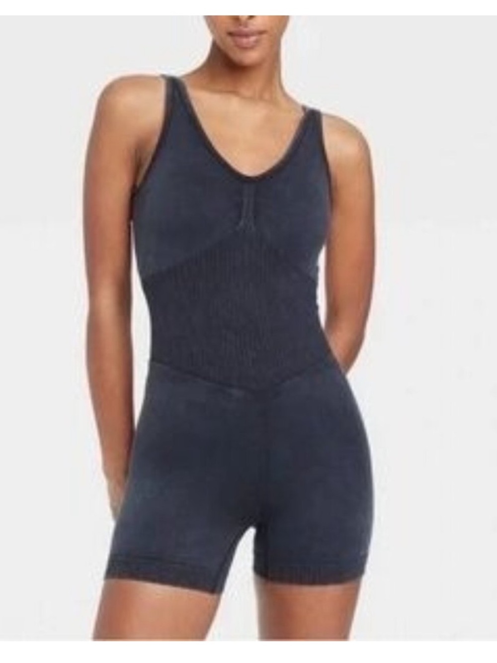 JoyLab Navy Shapewear Bodysuit